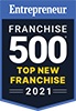 Entrepreneur Franchise 500 Top New Franchise 2021 Badge