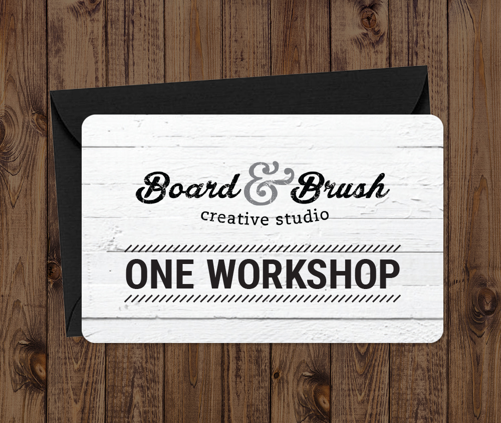 Board and Brush Gift Cards | Good for One Free Gift Card