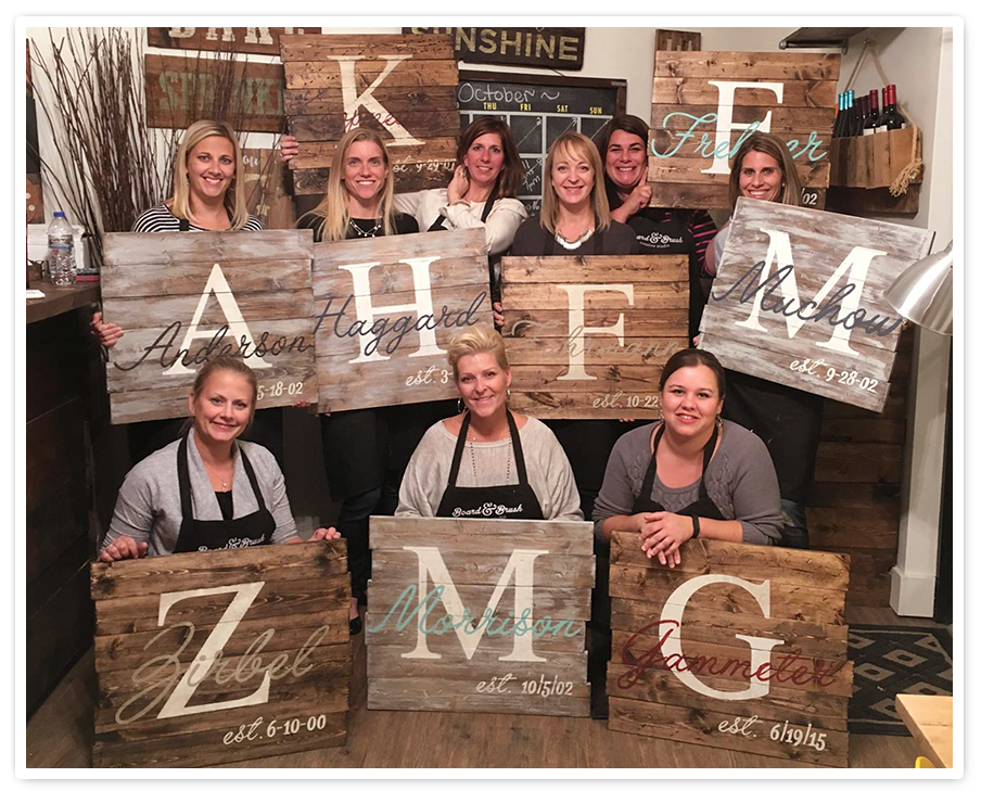 Personalized Wood Signs | Design with Wine and Paint at ...