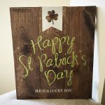 St Patrick's DIY Wood Sign Workshop