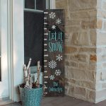 Snow Ruler Wood Sign