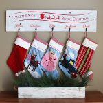 Stocking Holder Wood Sign