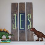 Monogram Trio 3 (Boy) - 6x32 Wood Sign