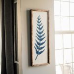 Fern Leaf - 14x34 Framed Wood Sign