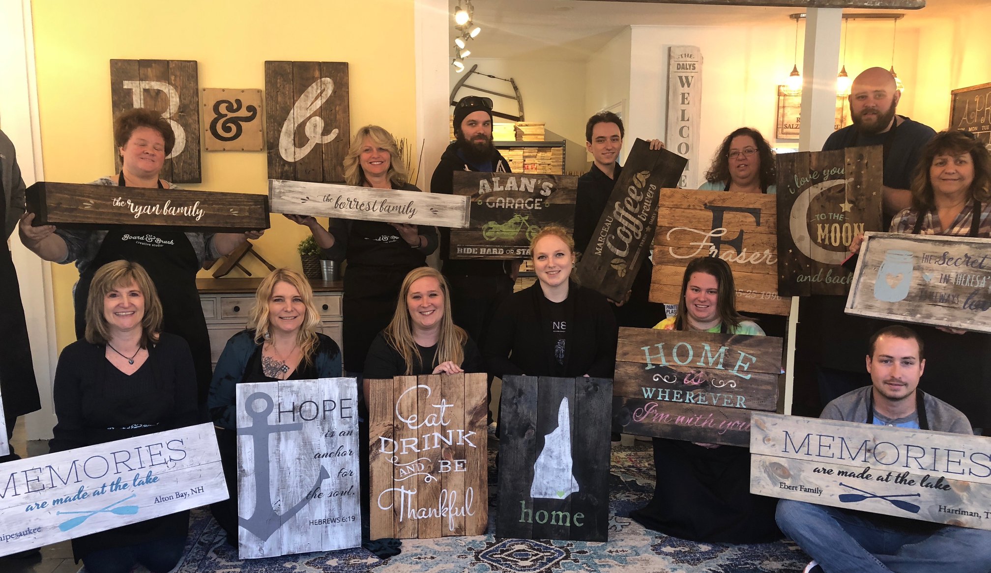 Board & Brush in Amherst, NH Is Now Open Schedule Today