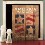 America the Beautiful - 20x24 Wood Sign