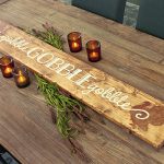 Gobble Trivet - 8x48 Wood Sign