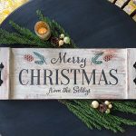 Merry Christmas Tray - 12x32 Wood Tray