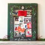 Holiday Card Wire Board - 24x32 Wood Sign