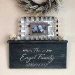 Family Established 4" Shelf - 12x24 Wood Shelf