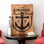 Established Anchor - 20x24 Wood Sign