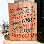 Reindeer Names - 20x24