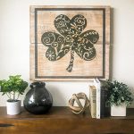 Ornate Shamrock - 24x24 Wood Sign