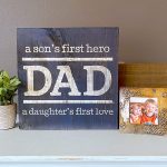 DAD Hero and First Love - 12x12