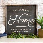 Family Home - 22x22 Framed