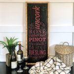Wine Bottle - 14x34 Framed