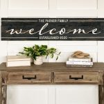 Large Established Welcome - 12x48