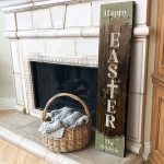 Happy Easter Cross Porch - 12x48