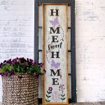 Home Sweet Home Butterfly Porch - 14x50 Framed