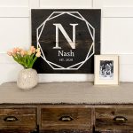 Geometric Monogram - 24x24