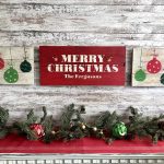 Merry Christmas Ornament Trio - 12x12 - 12x24