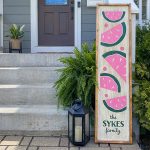 Watermelon Family Porch - 14x50 Framed