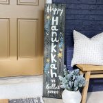 Happy Hanukkah Family - 12x48