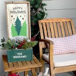 Happy Holidays Small Planter