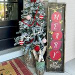 Merry and Bright Ornaments - 14x50 Framed
