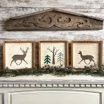 Winter Animals Trio - 14x14 Framed