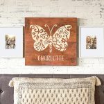 Ornate Butterfly - 24x24