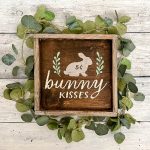 Bunny Kisses - 14X14 Framed