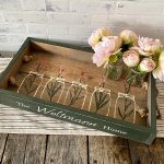 Mason Jar Floral Tray - 14x26