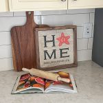 Starfish Home - 14x14 Framed