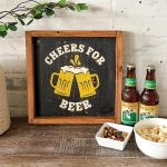 Cheers for Beer - 14x14 Framed