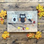 Woodland Owls - 12x16