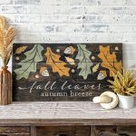 Fall Leaves Autumn Breeze - 18x32