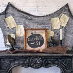 Oct 31 Pumpkin - 14x14 Framed