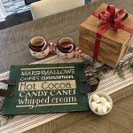 Hot Cocoa Ingredients Tray - 12x16