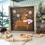 Sleeping Deer - 14x14 Framed