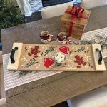 Gingerbread Pattern Tray - 12x36