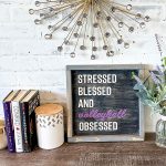 Blessed Obsessed Sport - 14x14 Framed