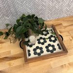 Bathroom Tile Tray - 14x14 Framed