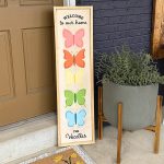 Butterflies Stacked - 14x50 Framed