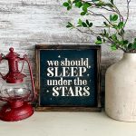 Sleep Under the Stars - 14x14 Framed