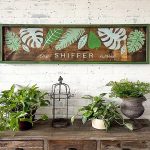 Tropical Leaves - 14x50 Framed