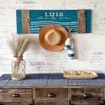 Waves Pattern Coat Rack - 12x32