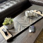 Herringbone Pattern Tray - 12x36