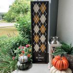 Argyle Pattern - 14x50 Framed