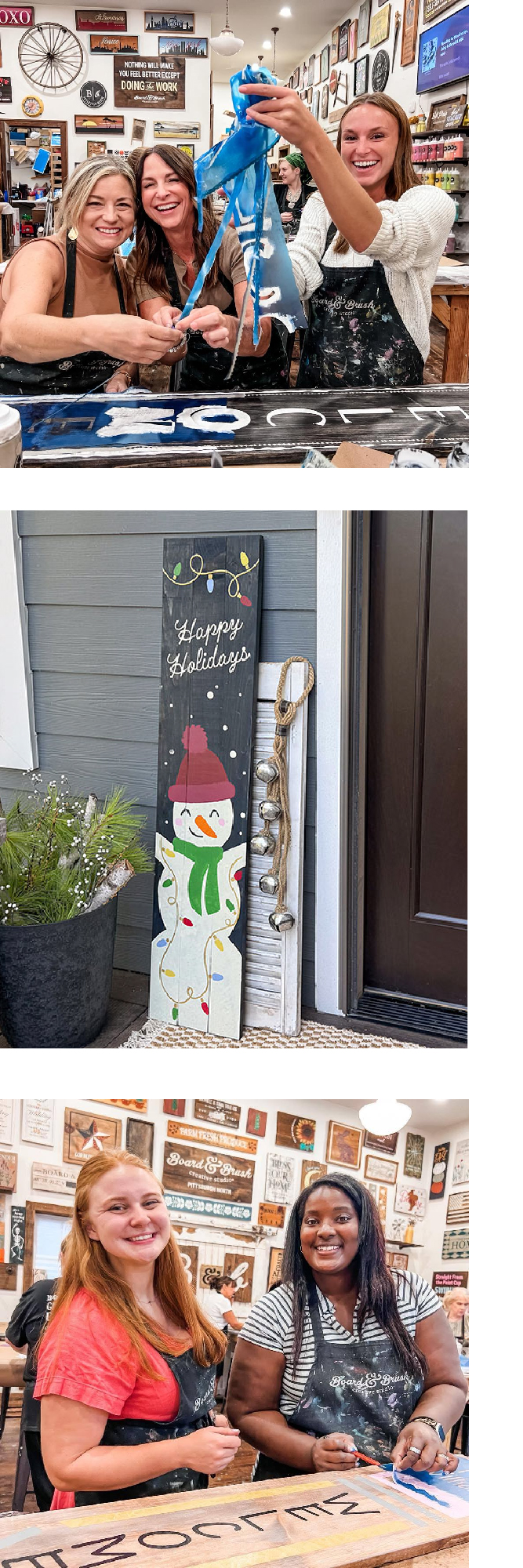 this-to-this-posts Holiday Sip & Paintt Experiences & Painting Classes